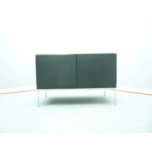 Mid-Century Skai Leather Bench from Wilkhahn, 1960s For Sale - Image 6 of 12