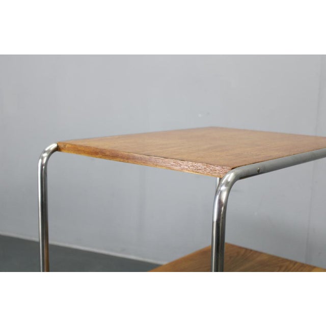 Wood Bauhaus Side Table by Marcel Breuer, Czechoslovakia, 1930s For Sale - Image 7 of 15