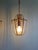 Metal Brass and Beveled Glass Pendant Lights, 1950s-1960s, Set of 2 For Sale - Image 7 of 15