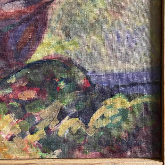 Anthony Ferrera - the Miner in Fairmount Park, Philadelphia, Signed (1993, Oil on Canvas)/Expressionist Figurative For Sale - Image 4 of 6