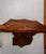Brown Pair of Vintage Mid-Century Hand-Carved Wooden Wall Shelves Features an Ornate, Deeply Detailed Scalloped Shell Design With a Rich, Warm Wood Finish. For Sale - Image 8 of 15