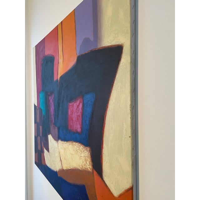 Abstract “Serie Abstracto, 2001”, Oil on Canvas, Carlos Cadavid (B. 1946) (Signed) For Sale - Image 3 of 7