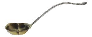 Sterling Silver Ladle With Vermeil Bow Towle Silversmiths Ca.1892