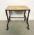 Industrial Side Table on Wheels, 1960s For Sale - Image 11 of 11