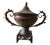 Antique Baroque Painted Iron Urn-Vase, 1890s For Sale