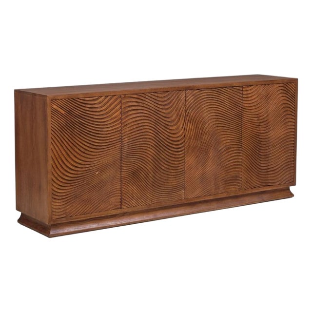 Morley Wood Sideboard With Four Doors by Loomlan For Sale