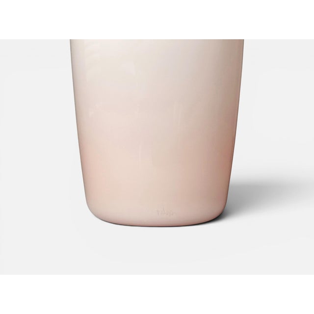 Murano Glass Rose Opalino Vase by Vincenzo Nason, Italy, 1970s For Sale - Image 6 of 7