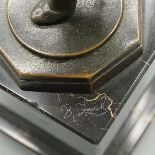 Bruno Zach, Art Deco High Kick Sculpture, 1920s-1940s, Bronze For Sale - Image 9 of 10
