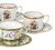 Porcelain Tea Cups and Saucers from Vista Alegre, Set of 10 For Sale - Image 4 of 8