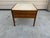 Late 20th Century Mid Century Modern Walnut End Table With an Italian Travertine Top For Sale - Image 5 of 11