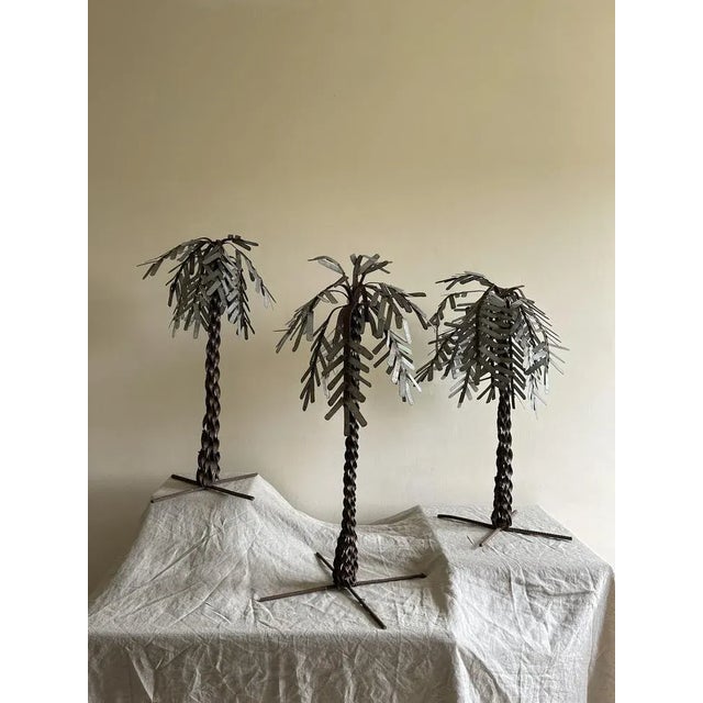 1950’s  PALM Mid-Century Metal Palm Tree, Britain, 1950s | Chairish