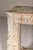 Mughal Style Whitewash Console Table with Carved Apron and Lower Shelf For Sale - Image 4 of 12