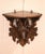 19th Century French Black Forest Carved Walnut Corner Shelf With Chamois Head For Sale - Image 4 of 8