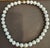 Modern Cultured Chinees Pearl Necklace Length 15", 18 Karat Two Tone Gold Clasp For Sale - Image 3 of 8