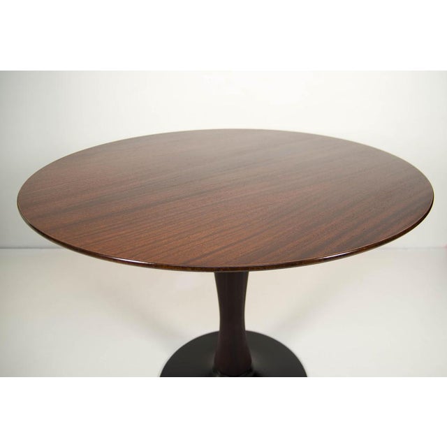 Mid-Century Pedestal Dining Table attributed to Dřevotvar Jablonné, 1960s For Sale - Image 10 of 11