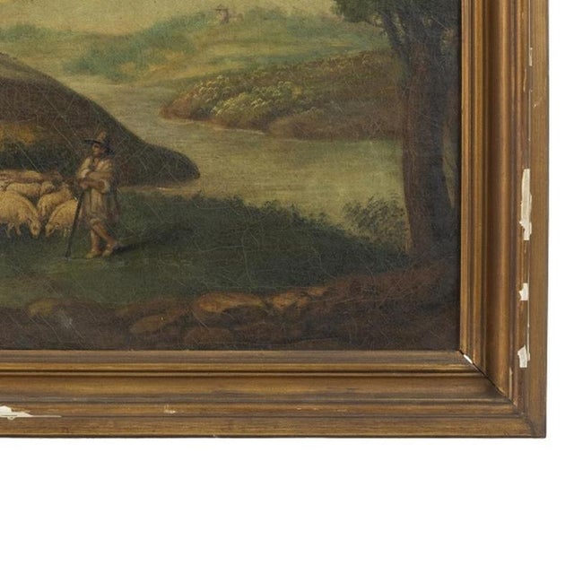 European School Artist, Landscape, Painting on Canvas For Sale - Image 5 of 6