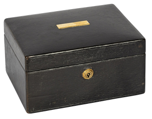 20th Century Leather Jewellery Box, 1920s