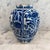 French Late 18th Century Dutch Delft Blue and White Hand-Painted Baluster Vase For Sale - Image 3 of 14