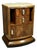 Vintage Art Deco Walnut Burl Bedside Table, 1930 For Sale