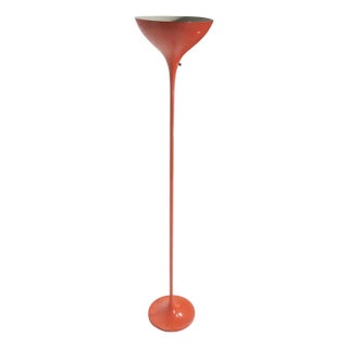 Mid 20th Century Space Age Mid Century Pop Art Style Floor Lamp Att. To Lightolier After Max Bill For Sale