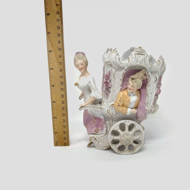 Up for your consideration is this gorgeous, authentic late 19th to early 20th-century European bisque porcelain figural...