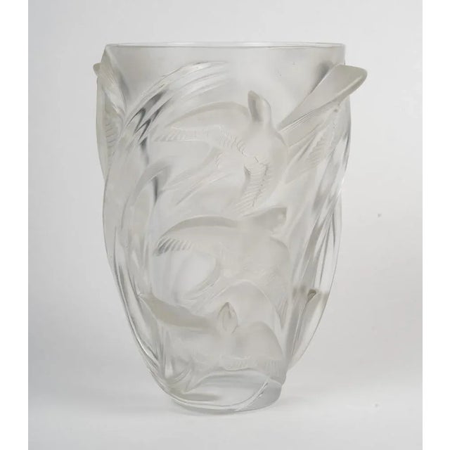 Vintage Martinets Vase from Lalique, 1950s For Sale - Image 15 of 17