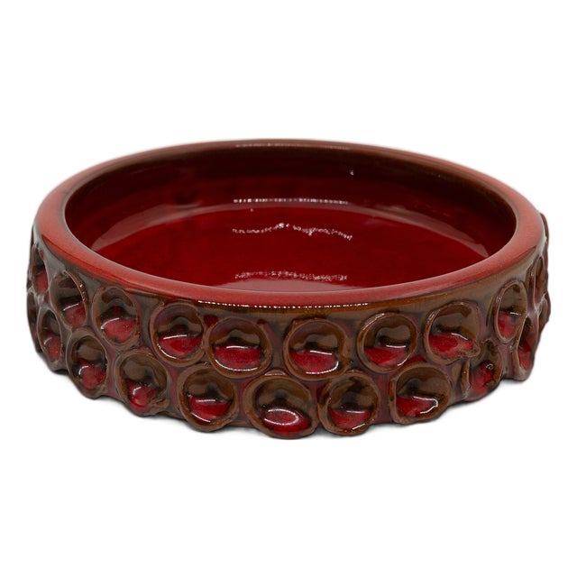 Mid-Century Norge Ceramic Bowl from ETK For Sale