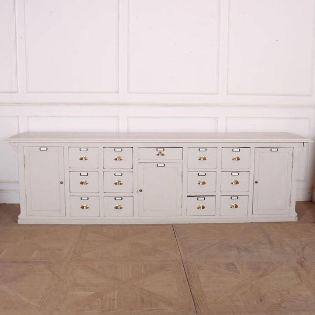 Italian Painted Pine Counter For Sale - Image 3 of 18
