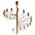 Mid-Century Modern Brass Spiral Chandelier by Gino Sarfatti for Arteluce, Italy, 1970s For Sale - Image 13 of 13