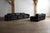 Black Modular Sofa in Black Leather by Rodolfo Bonetto for Tecnosalotto, 1960s, Set of 5 For Sale - Image 8 of 15