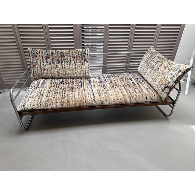 Bauhaus Tubular Steel Daybed with Cushions by Jan Kath, 1930s For Sale - Image 15 of 15