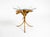 1960s Mid-Century Florentine Gilded Side Table with Large Leaves and Glass Top, 1960s For Sale - Image 5 of 18