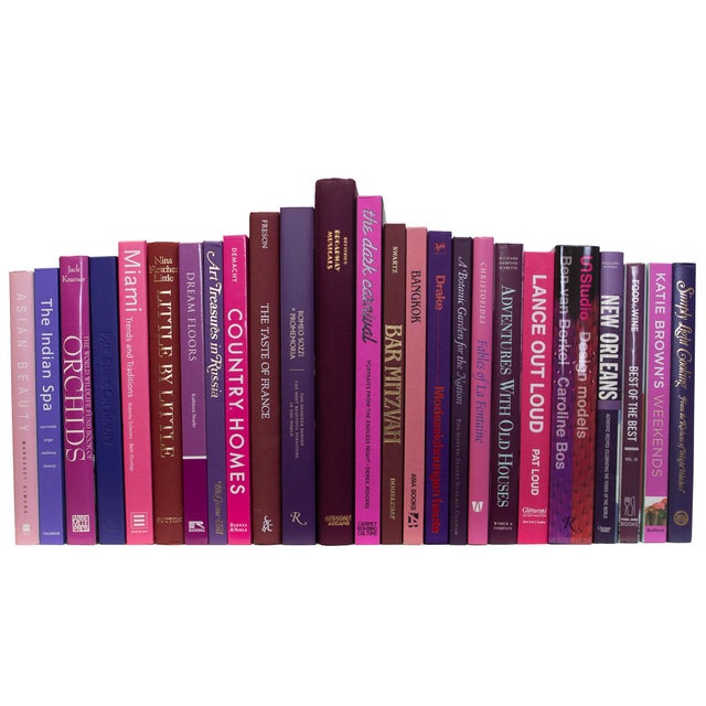 Transform your space with our Vintage Frosted Berry: Oversized Books By The Foot. Order as many linear feet as you need to...