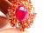Bochic "Orient" Natural Ruby, Diamond & Sapphire Ring Set 18K Gold & Silver For Sale - Image 16 of 18