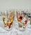 Mid-Century Modern Vintage Juice Glasses With Colorful Birds - Set of 12 For Sale - Image 3 of 8
