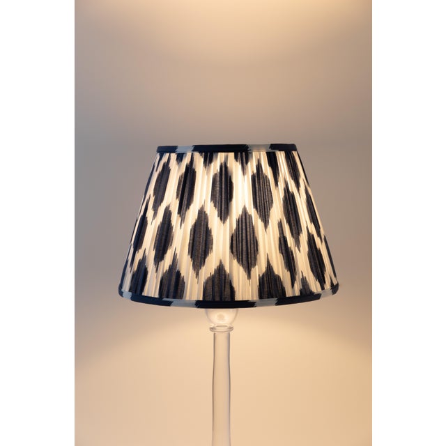 Signature Ikat in Navy 10" Lamp Shade, Navy Blue Chairish