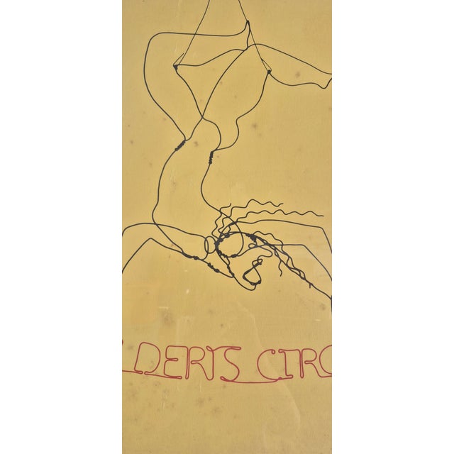 Original Vintage 1972 Whitney Museum Special Exhibition Poster for Calder’s Circus, by American Artist Alexander Calder...