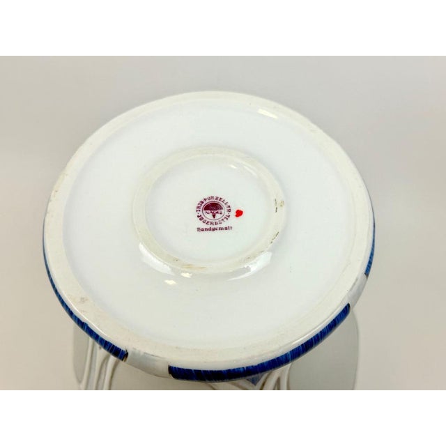 Jugendstill Iris Porcelain Vase by Nagel, 1900s For Sale - Image 11 of 13