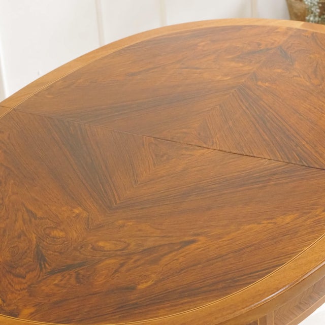 Oval Dining Table with Inlays For Sale - Image 11 of 14