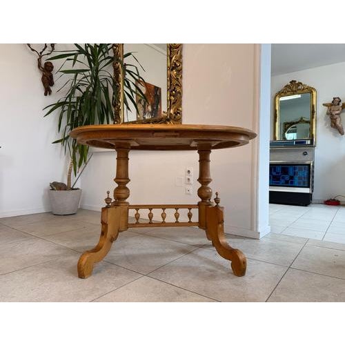 Farmhouse Table in Spruce For Sale - Image 10 of 11