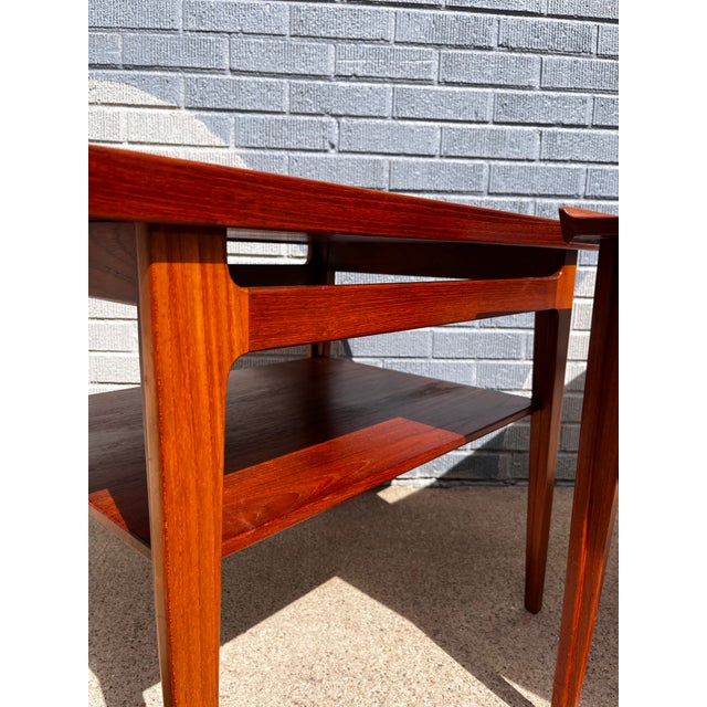 Wood Finn Juhl for France & Son Teak Side Table / End Table, Denmark, Circa 1960s For Sale - Image 7 of 14