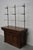This antique shop counter dates from the 19th century and was made in France. It features an oak paneled frame with three...