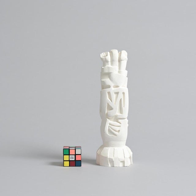 Contemporary Jan Keustermans, Abstract Sculpture, Plaster For Sale - Image 3 of 18