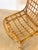 Light Yellow Rattan and Bamboo Chairs in the style of Tito Agnoli, 1970s, Set of 4 For Sale - Image 8 of 11