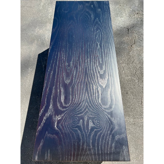 2000's Baronet Dark Brown Maple Coffee Table For Sale - Image 11 of 13