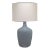 Lifestyle by JY Plum Jar Table Lamp in Grey, Medium For Sale