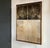 Add compelling texture and mid-century architectural depth to your collection with this original signed mixed media...