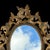 Early 20th Century Antique Italian Rococo Gilt Metal Wall Mirror Original For Sale - Image 5 of 5