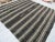 Turkish 1960's Vintage Kilim Black & Gray Striped Rug- 9′10″ × 10′ For Sale - Image 3 of 6