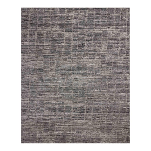 Jean Stoffer x Loloi Daniel Slate 9'-6" x 13'-6" Area Rug For Sale
